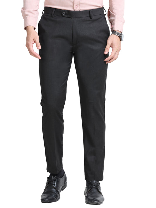 MEN’S CHARCOAL Stylish Business Casual Look with Trousers