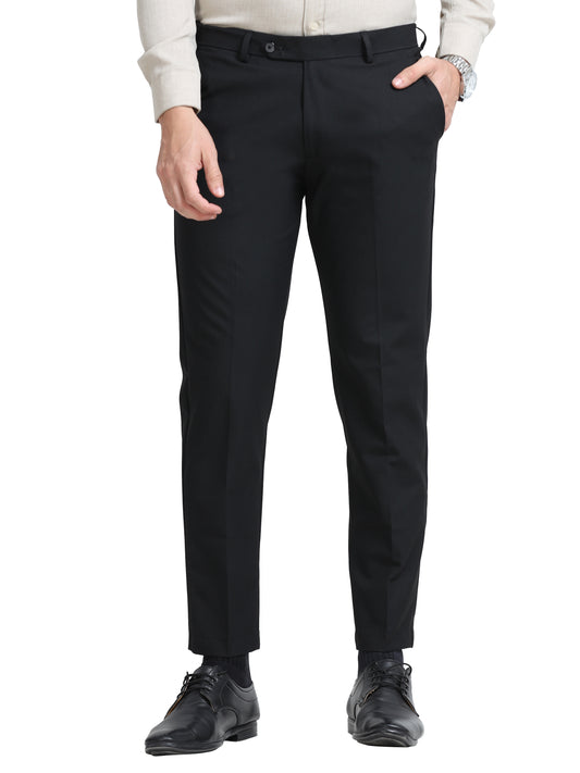 MEN’S Z BLACK Slim-Fit Trousers for a Sleek, Professional Appearance