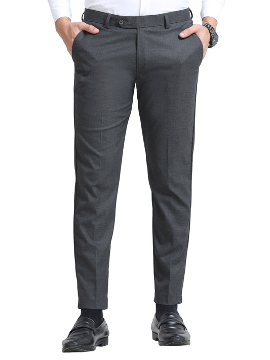 MEN’S LT GREY Stylish Business Casual Look with Trousers