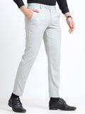 MEN’S LT GREY Stylish Business Casual Look with Trousers