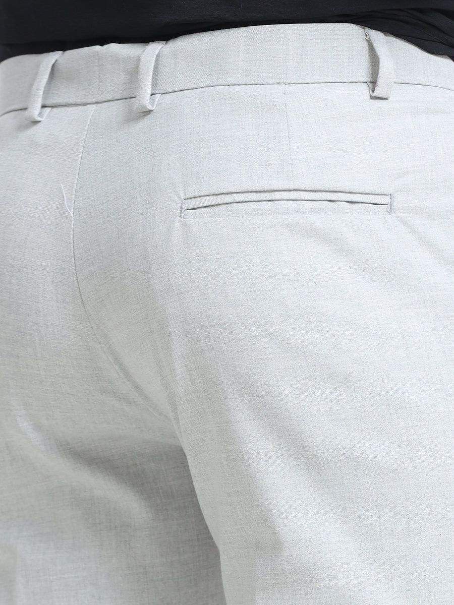 MEN’S LT GREY Stylish Business Casual Look with Trousers