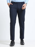 MEN’S ROYAL BLUE Slim-Fit Trousers for a Sleek, Professional Appearance