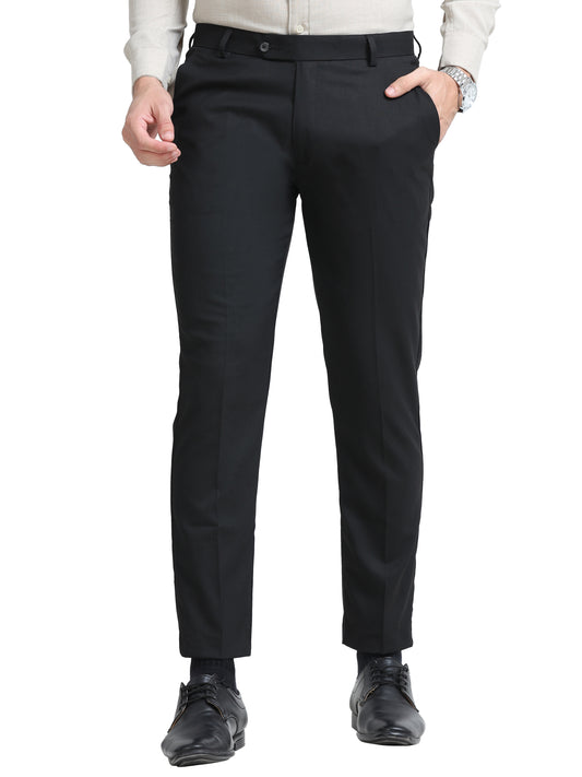 MEN’S BLACK Stylish Business Casual Look with Trousers