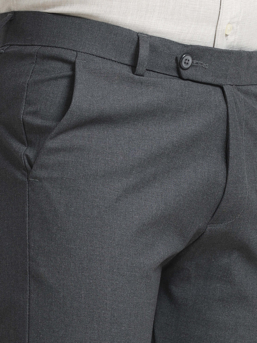 MEN’S LT BEIGE Slim-Fit Trousers for a Sleek, Professional Appearance