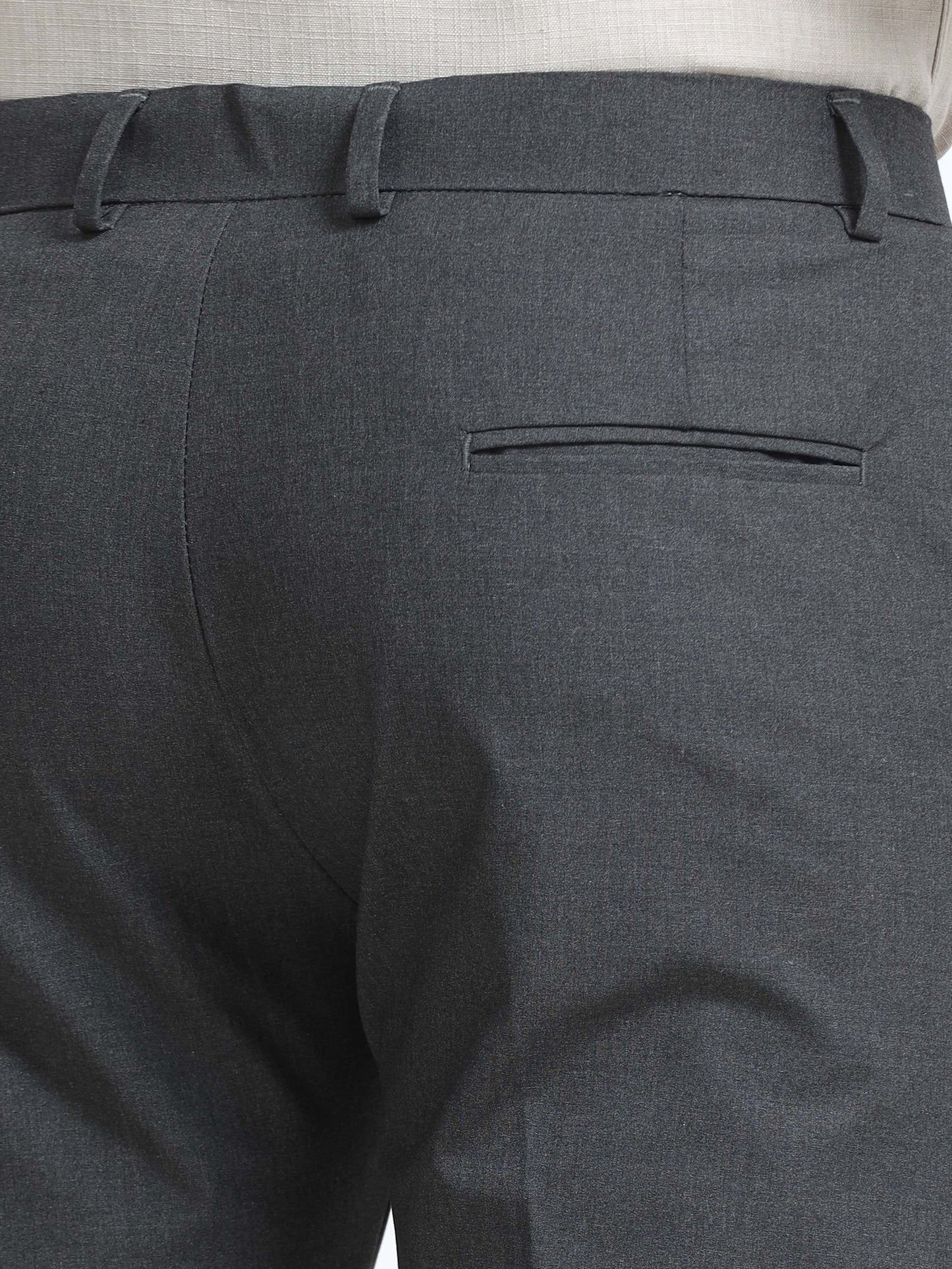 MEN’S LT BEIGE Slim-Fit Trousers for a Sleek, Professional Appearance