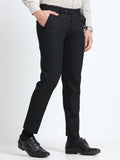 MEN’S Z BLACK Slim-Fit Trousers for a Sleek, Professional Appearance