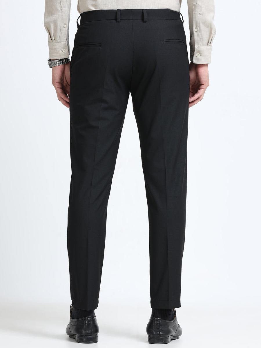 MEN’S Z BLACK Slim-Fit Trousers for a Sleek, Professional Appearance