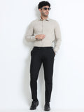 MEN’S Z BLACK Slim-Fit Trousers for a Sleek, Professional Appearance