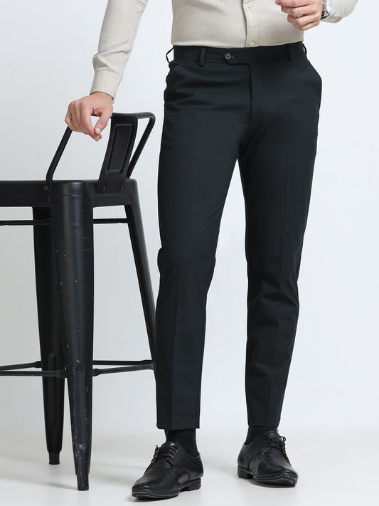 MEN’S LT BLUE Slim-Fit Trousers for a Sleek, Professional Appearance