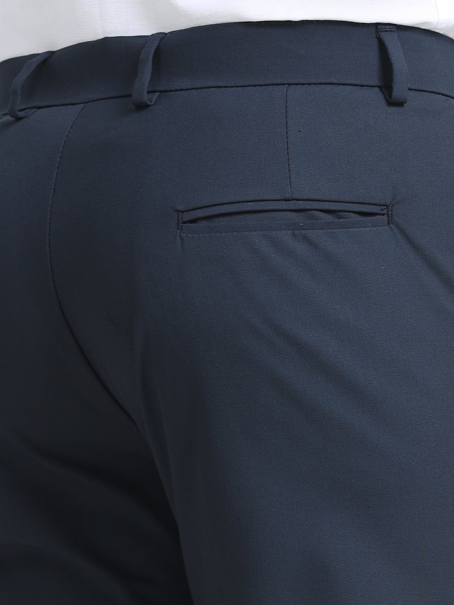 MEN’S LT BROWN Slim-Fit Trousers for a Sleek, Professional Appearance
