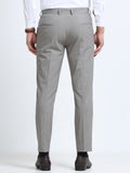 MEN’S LT GREY Slim-Fit Trousers for a Sleek, Professional Appearance