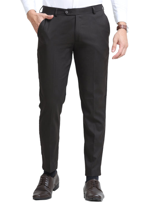 MEN’S BROWN Stylish Business Casual Look with Trousers