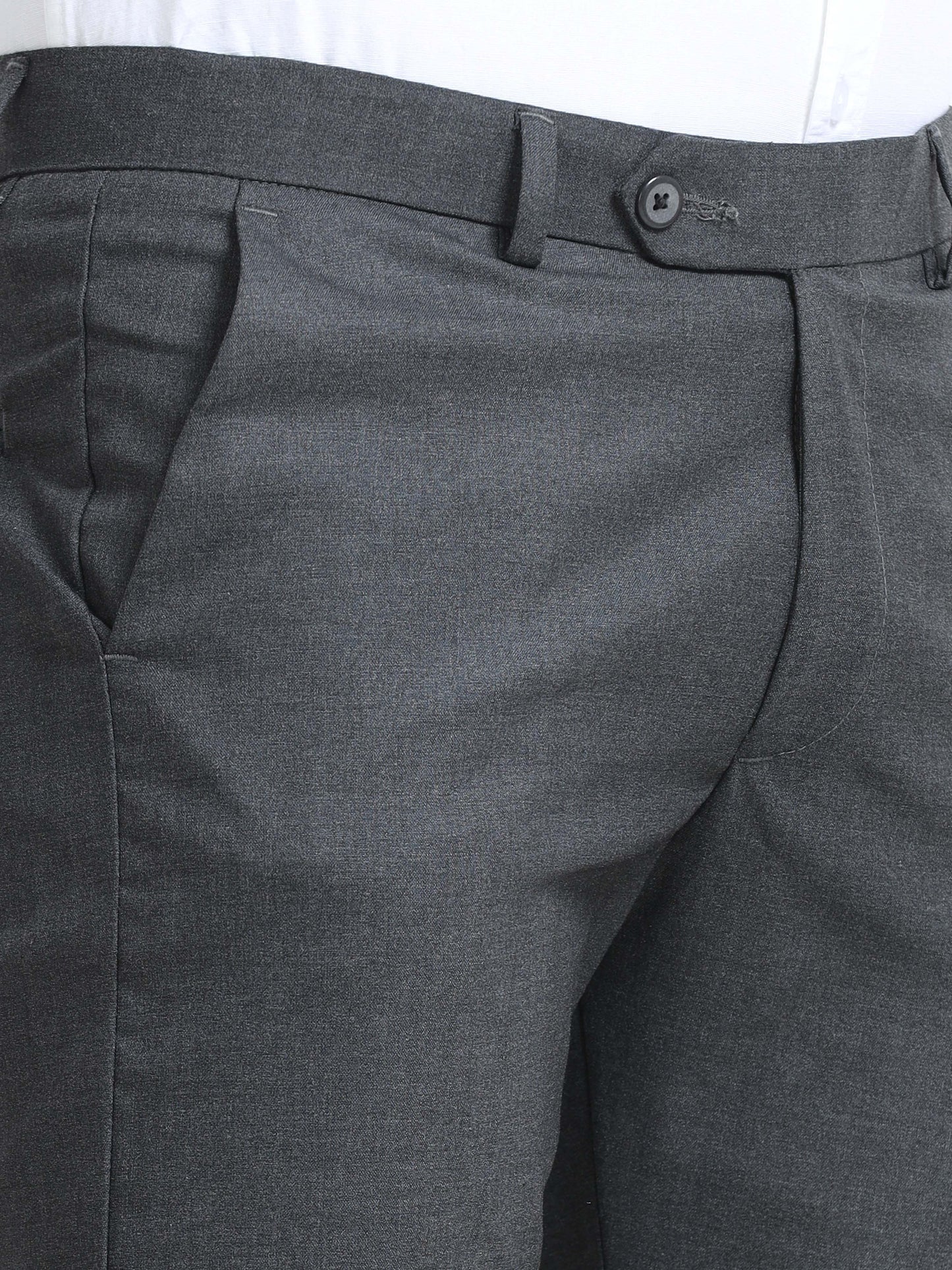 MEN’S LT GREY Stylish Business Casual Look with Trousers
